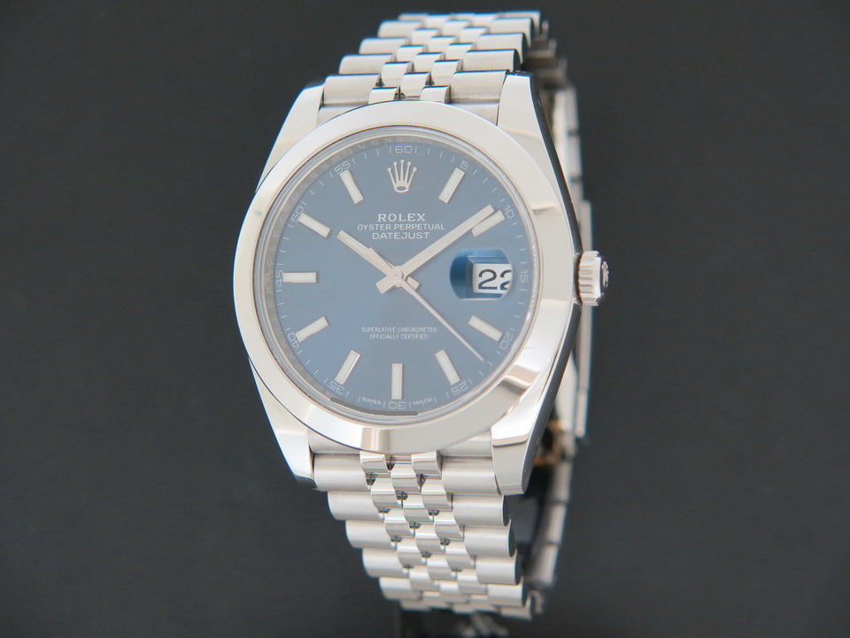 Rolex Datejust 41 Blue Dial 126300 (1)