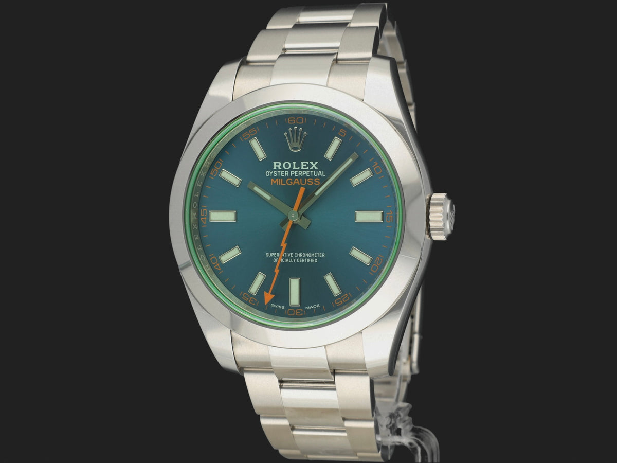 Rolex Milgauss GV Z-Blue 116400GV 99% NEW (1)