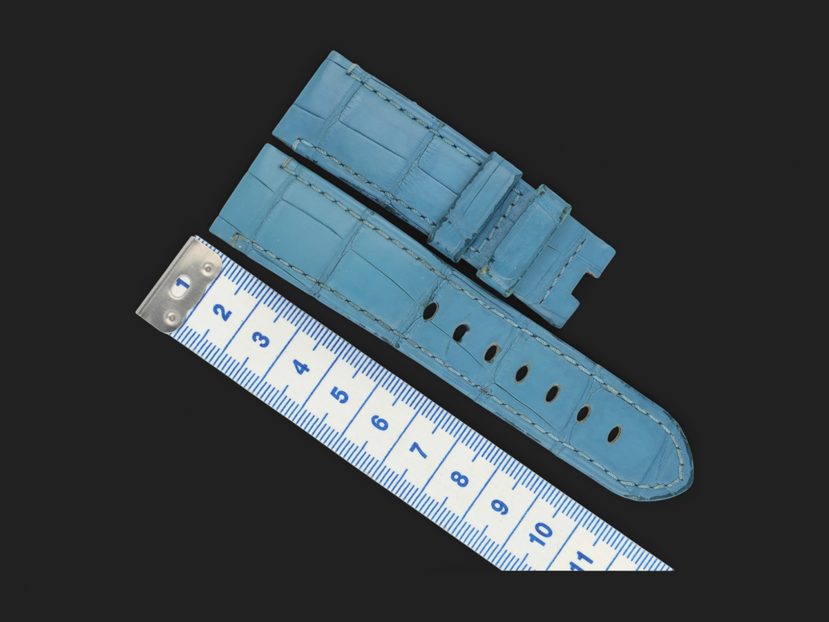 Panerai Blue Alligator Leather Strap 22-20MM  (1)