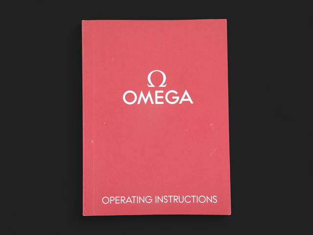 Omega Operating Instructions Booklet