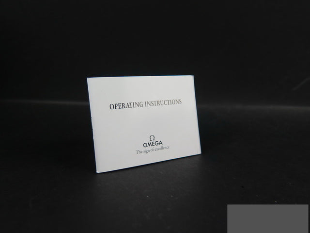 Omega Operating Instructions Caliber 1861/1863