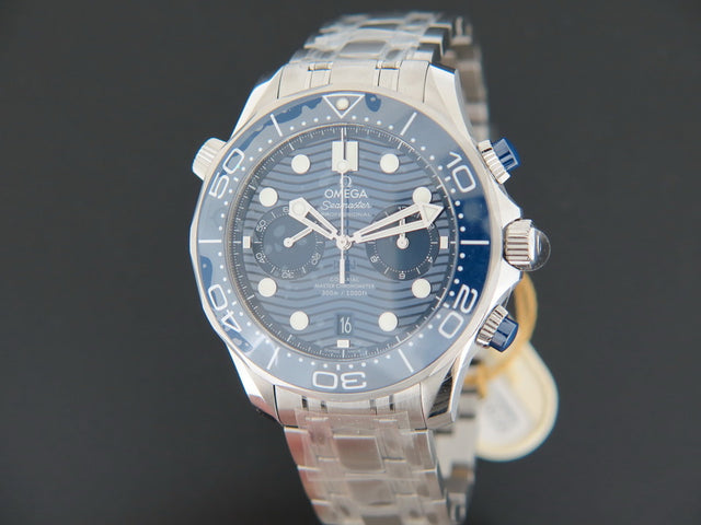 Omega Seamaster Diver 300M Coâ€‘Axial Master Chronometer Chronograph NEW