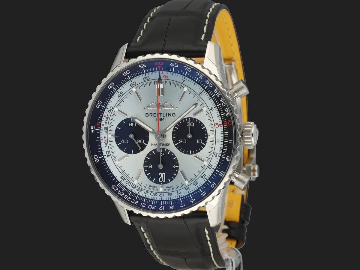 Breitling Navitimer B01 Chronograph 43 Grey Dial AB0138 NEW (1)