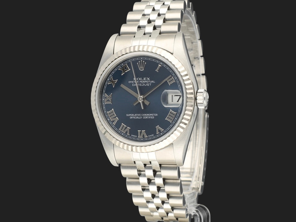 Rolex Datejust 31 Blue Roman Dial 78274 (1)