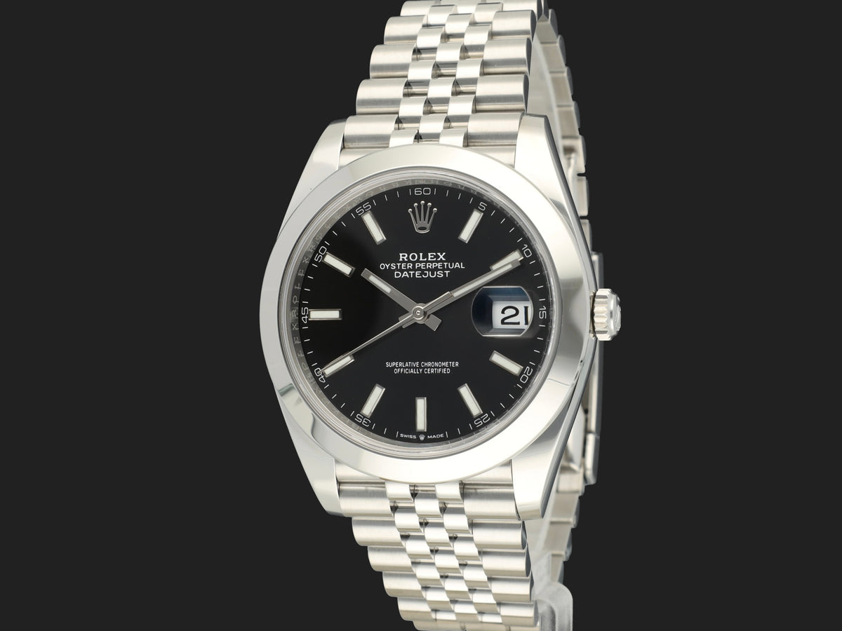 Rolex Datejust 41 Black Dial 126300 (1)
