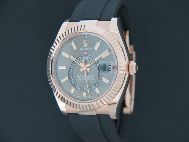 Rolex Sky-Dweller Everose Slate Dial