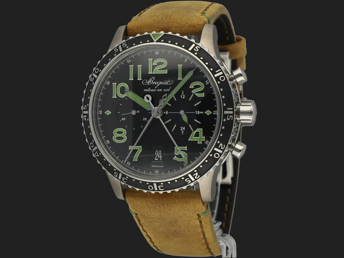 Breguet Type XXI Flyback Titanium 3815TI NEW (1)
