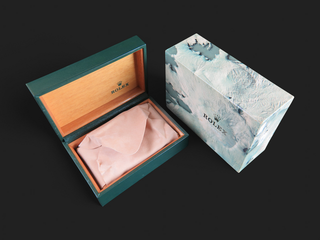 Rolex Box Set for 14000 Silver