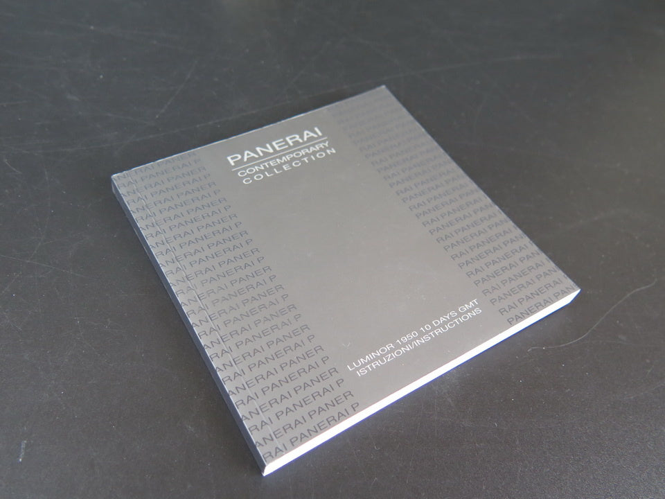 Panerai Instructions Booklet 1950 Luminor  10 days (1)