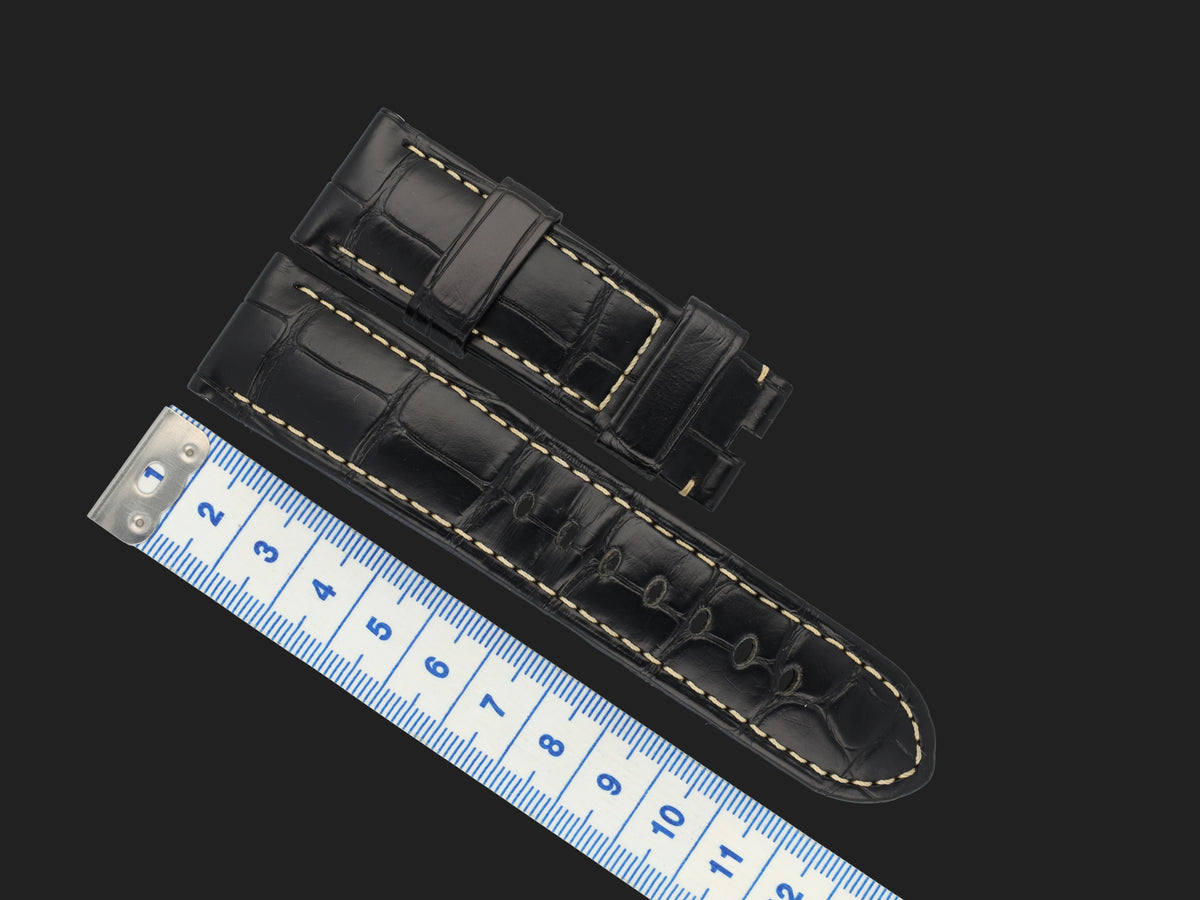 Panerai Black Alligator Leather Strap 24-22MM (1)