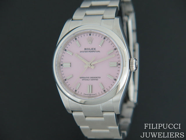 Rolex Oyster Perpetual Candy Pink Dial