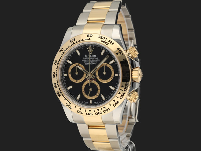Rolex Daytona Gold/Steel Black Dial NEW MODEL