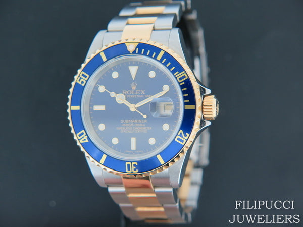 Rolex Submariner Date Gold/Steel Blue Dial