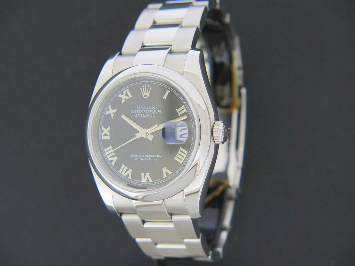 Rolex Datejust 116200 Black Roman Dial (1)
