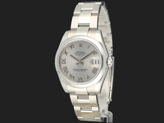 Rolex Datejust 31 Silver Roman Dial 178240