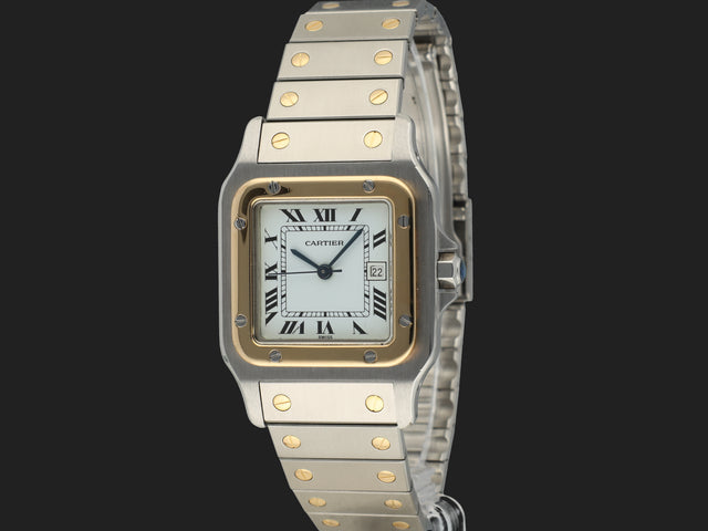 Cartier Santos Carree Automatic Gold/Steel 2961