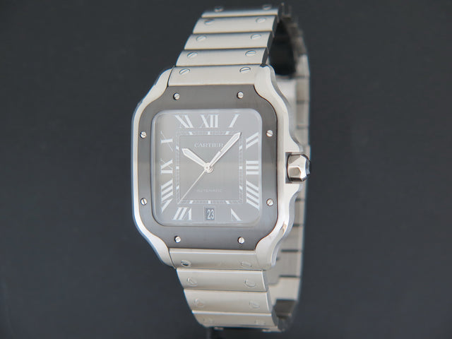 Cartier Santos Large Date ADLC Steel Roman Dial
