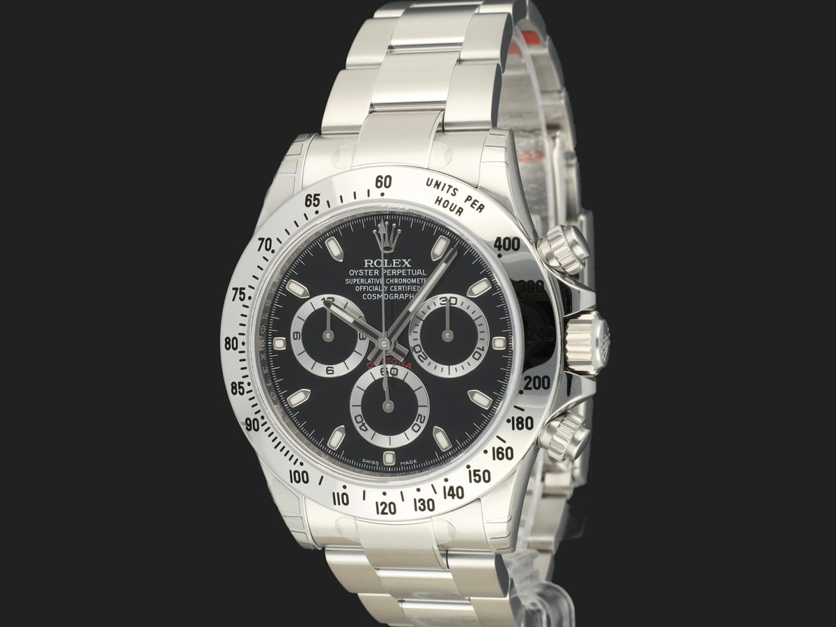 Rolex Daytona Black Dial 116520 FULL STICKERS NOS (1)