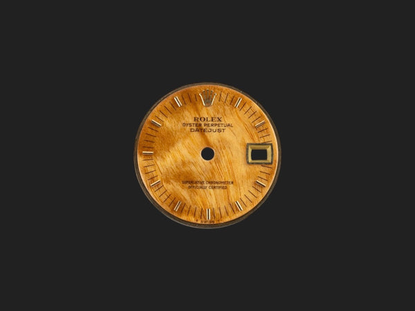 Rolex Datejust Dial Birch Wood for 6918/69178 T swiss T