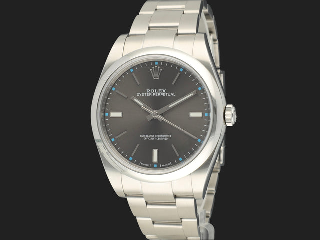 Rolex Oyster Perpetual 39 Dark Rhodium 114300