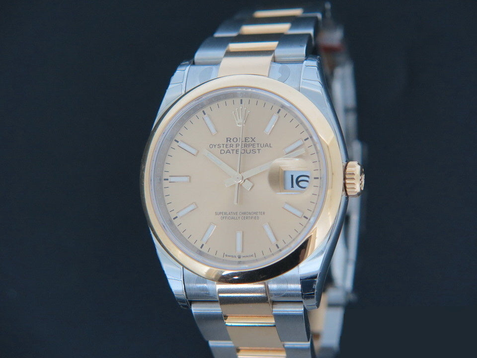 Rolex Datejust Gold/Steel Champagne Dial NEW 126203 (1)