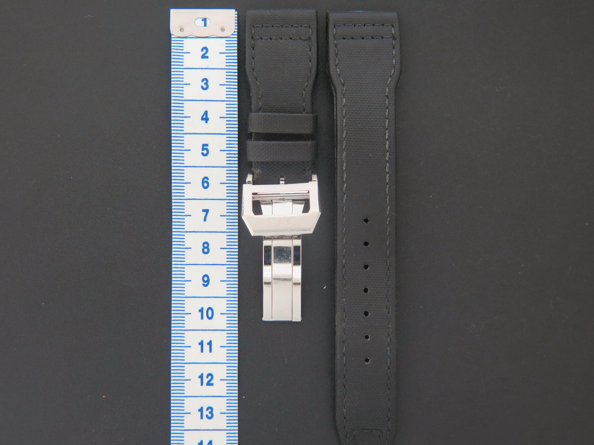 IWC Canvas Strap + Folding Clasp 22MM for Big Pilot (1)