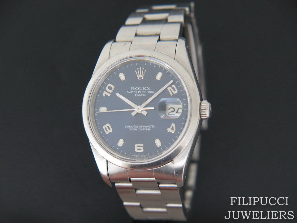 Rolex Date 15200 Blue Dial (1)