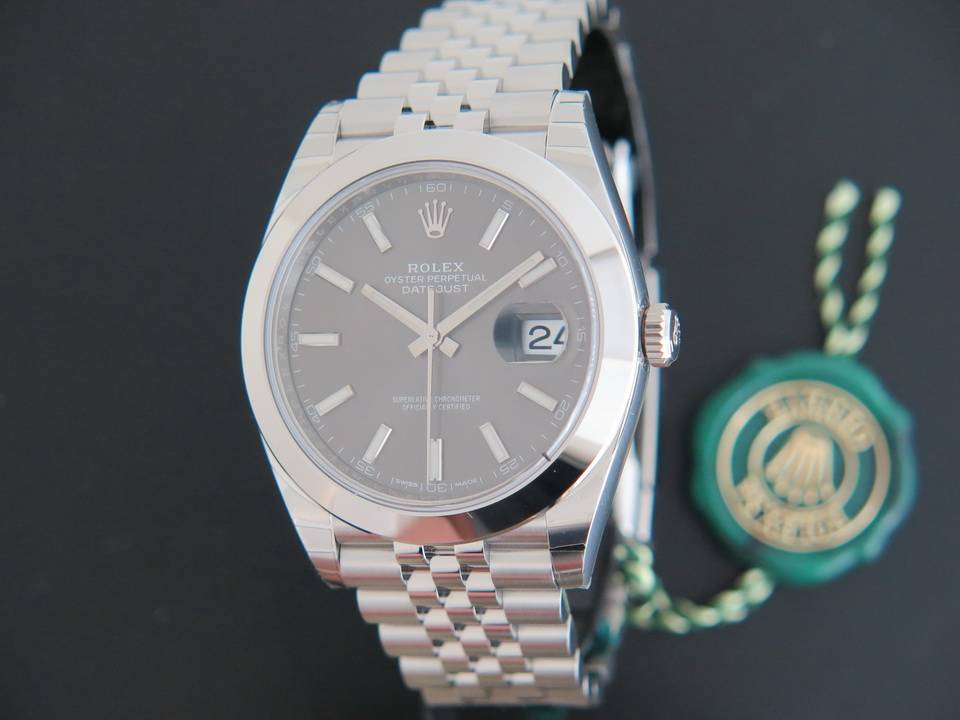 Rolex Datejust 41 NEW 126300  Dark Rhodium  (1)