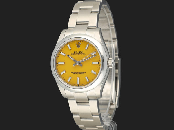 Rolex Oyster Perpetual 31 Yellow Dial