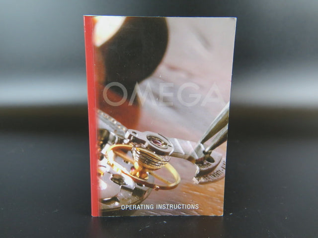 Omega Operating Instructions Booklet