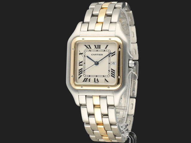 Cartier Panthere Gold/Steel Silver Dial