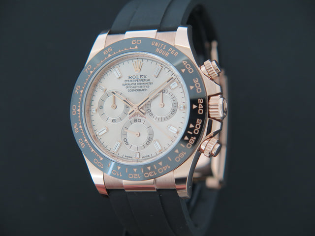 Rolex Daytona Everose Sundust Diamond Dial NEW