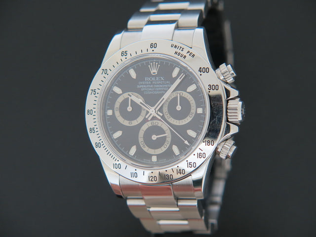 Rolex Daytona Black Dial M-Serial Unpolished