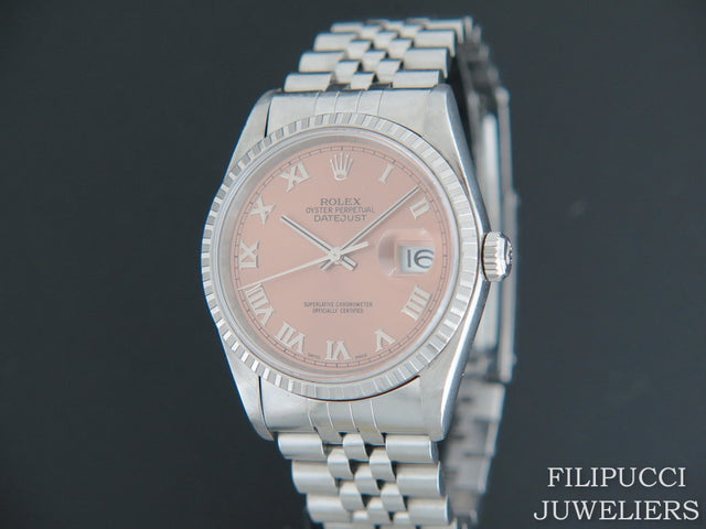 Rolex Datejust Pink Roman Dial