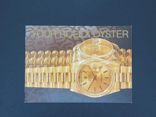 Rolex Oyster Booklet English