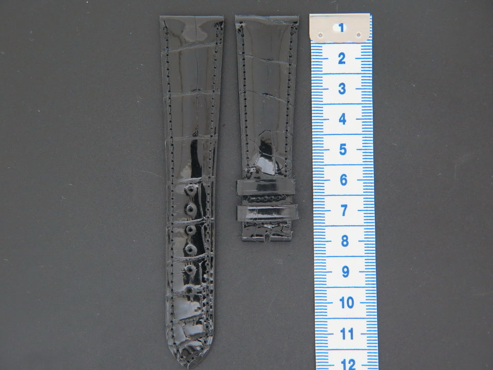Patek Philippe Black Alligator Strap 21 mm NEW (1)