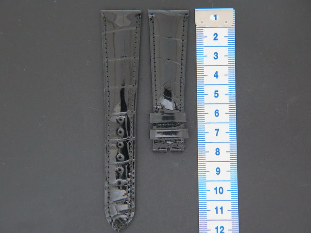 Patek Philippe Black Alligator Strap 21 mm NEW