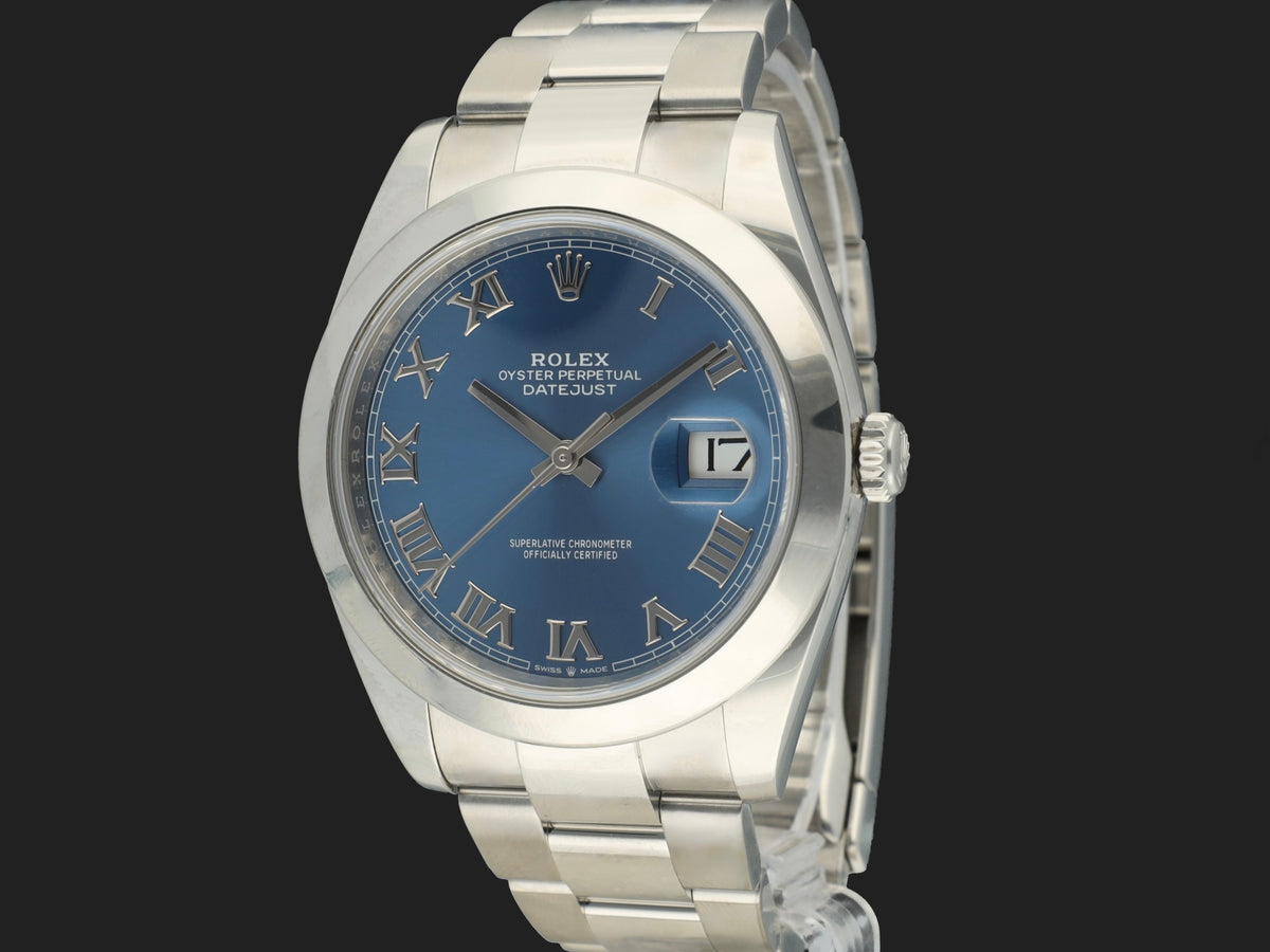 Rolex Datejust 41 Azzurro Dial 126300 (1)