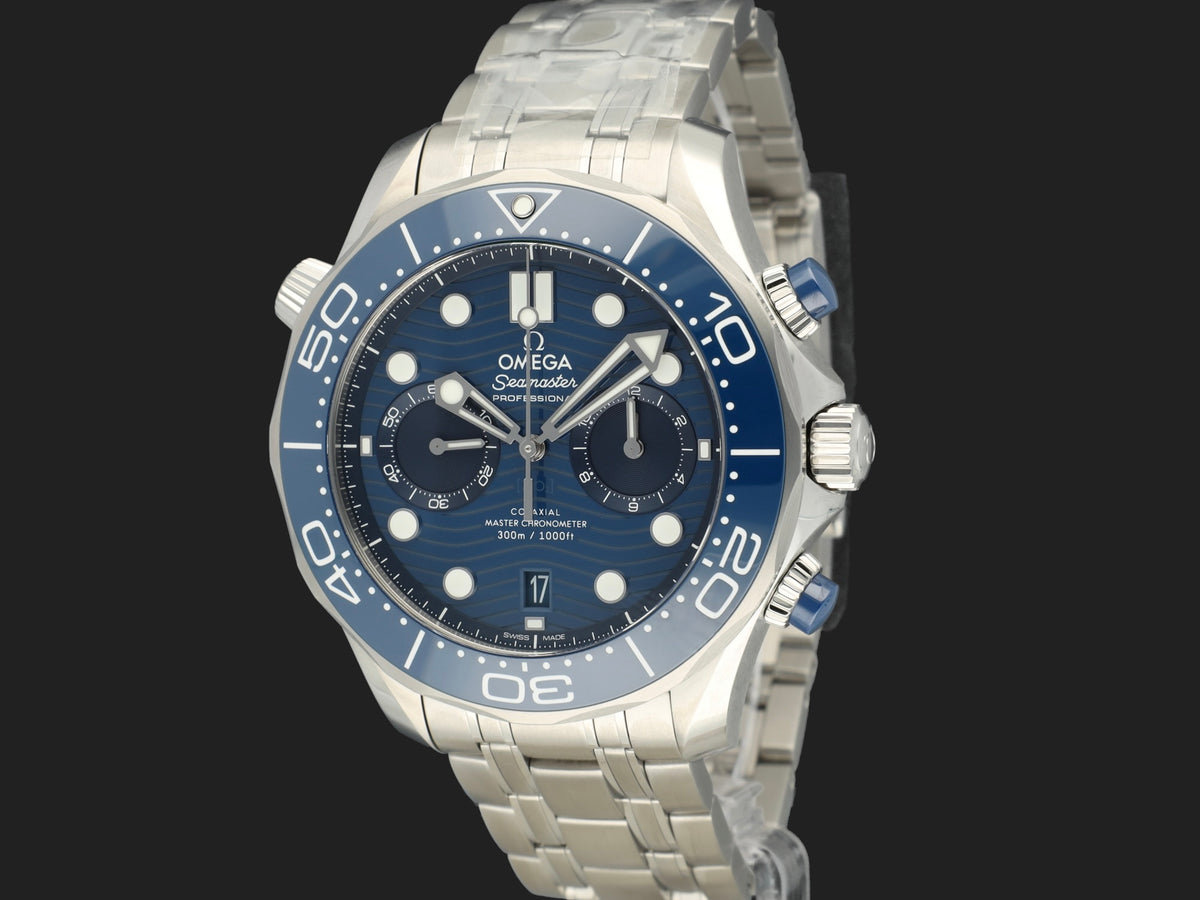 Omega Seamaster 300M Diver Co-Axial Master Chronometer Chronograph 210.30.44.51.03.001 NEW  (1)