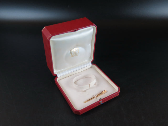Cartier Box for Love Bracelet, with screwdriver
