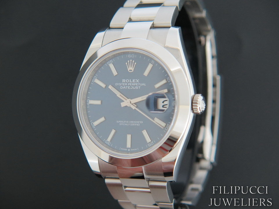 Rolex Datejust 41 Blue Dial  126300 NEW   (1)