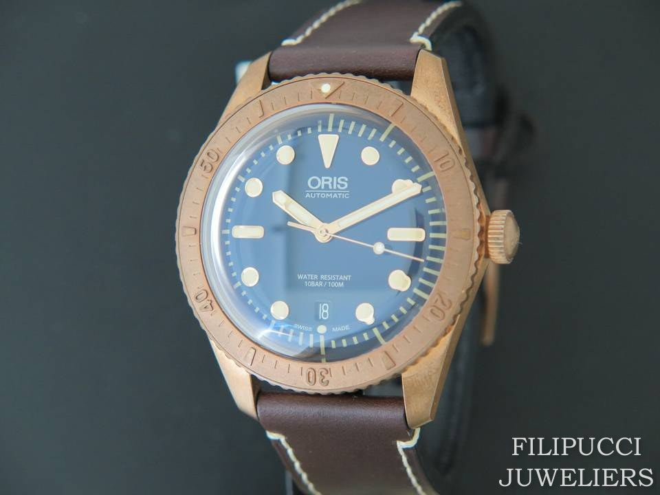 Oris Carl Brashear Bronze LTD NEW 01 733 7720 3185-Set LS  (1)
