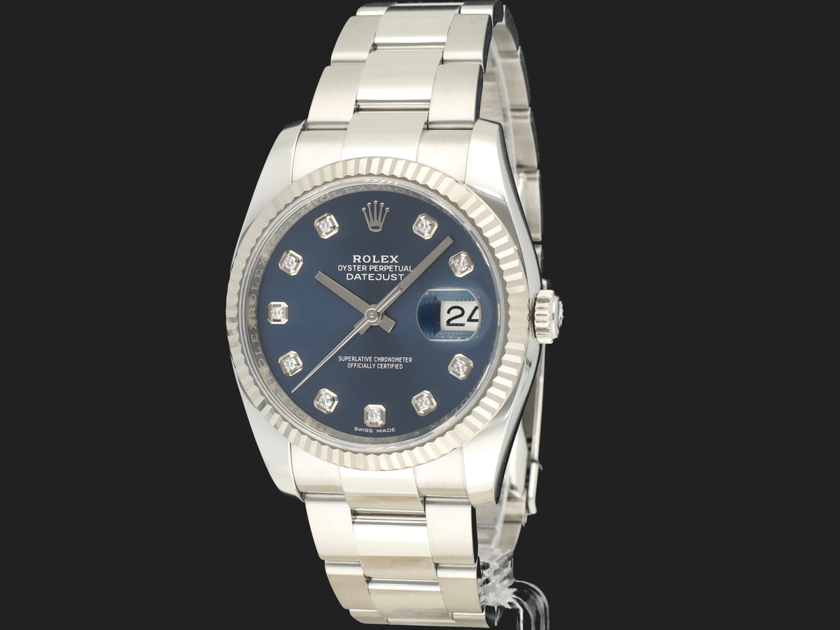 Rolex Datejust 36 Blue Diamond Dial 116234 (1)