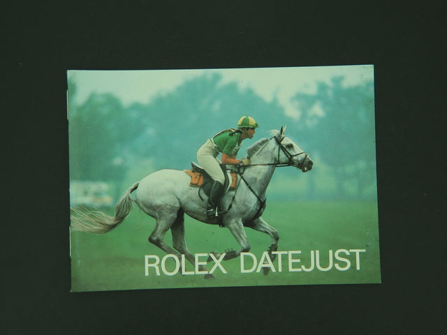 Rolex Datejust Booklet English
