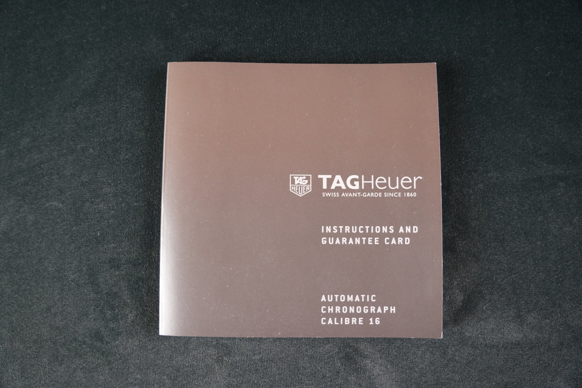 Tag Heuer Instructions Automatic Chronograph Calibre 16 Booklet  (1)