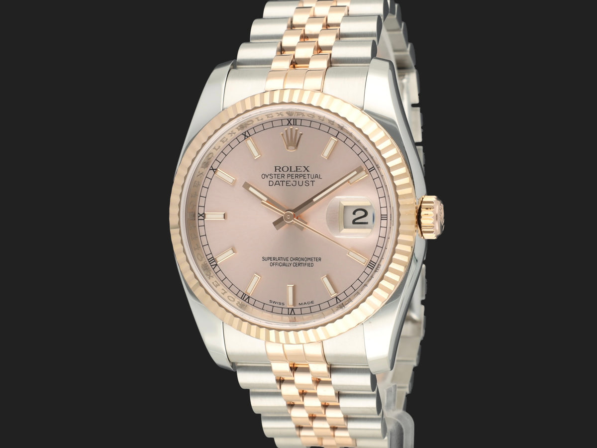 Rolex Datejust 36 Everose/Steel Pink Dial 116231