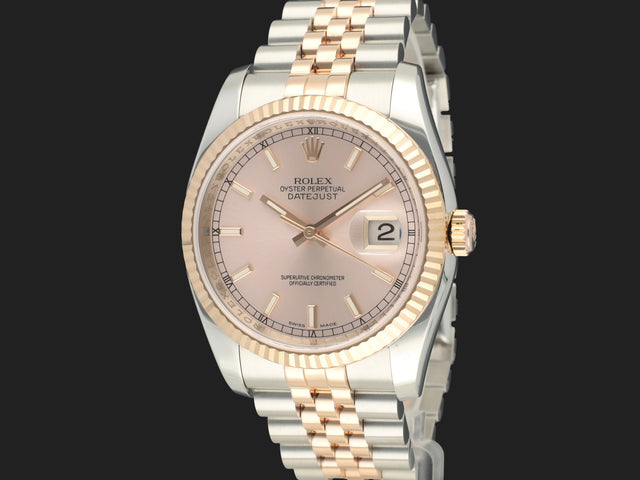 Rolex Datejust 36 Everose/Steel Pink Dial 116231