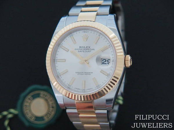 Rolex Datejust 41 Gold/Steel Silver Dial