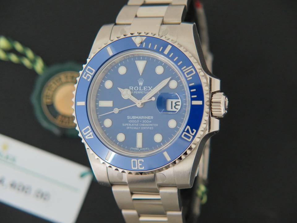 Rolex Submariner Date White Gold NEW 116619LB   (1)
