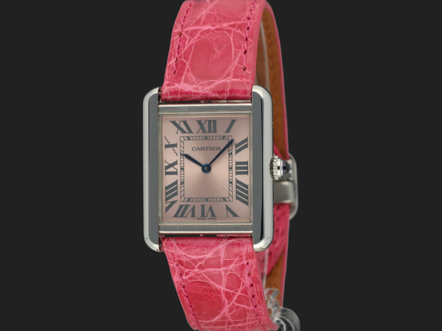 Cartier Tank Solo Small Pink Dial / 3170